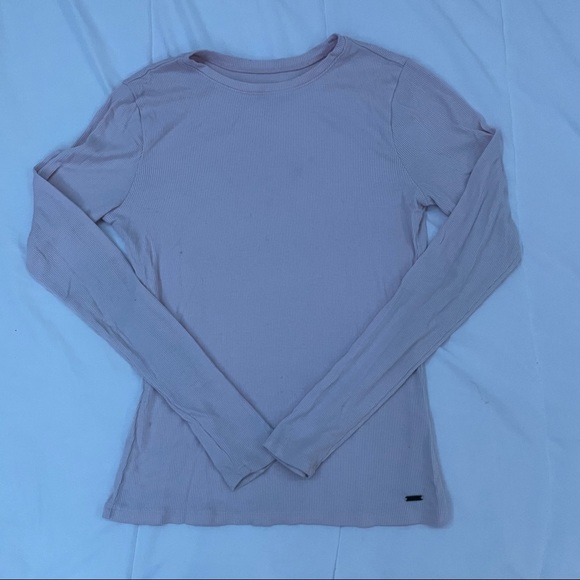 HOLLISTER PINK LONG SLEEVE - Picture 1 of 2